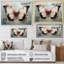 Minimalisme, papillon blanc sur toile-439636165-439636164
