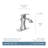 Moen Voss Single Hole Bathroom Faucet with Drain Assembly-9246381