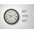 Clocks, 30" Round, Large Oversized, Wall Clock, Brown, Transitional