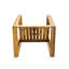 Chaise longue avec repose-pieds en bois d'acacia-1082079086