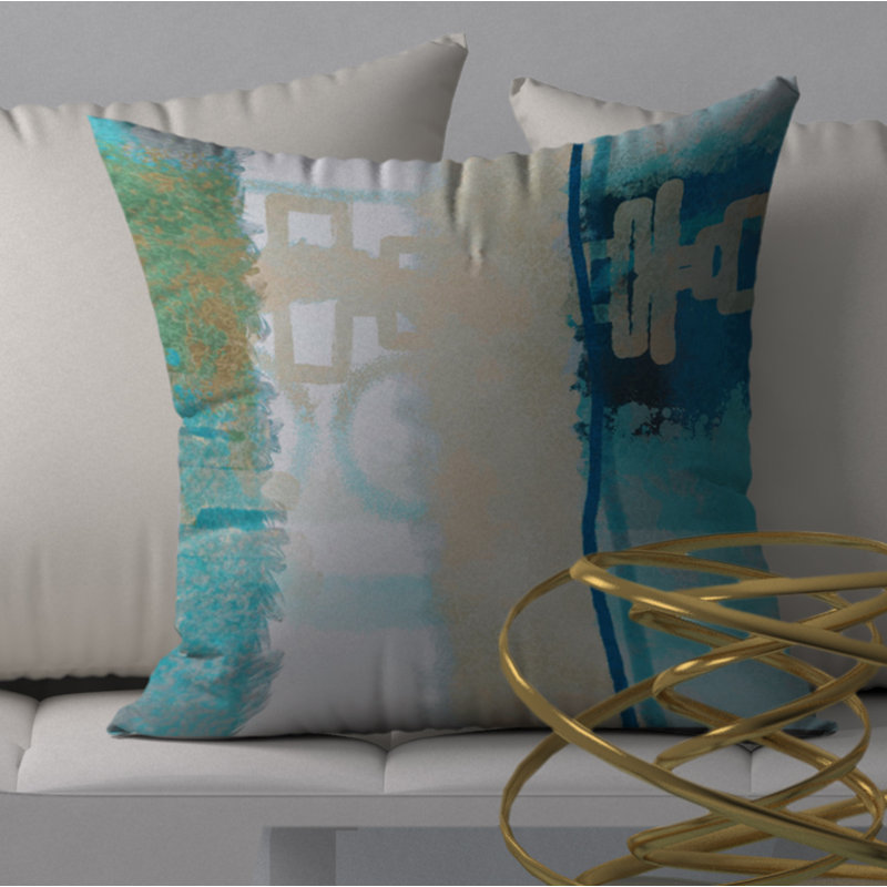 Housse de coussin carrée/insert, 18 po x 18 po