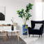 Arbre artificiel en pot moderne Ficus Lyrata-97704302