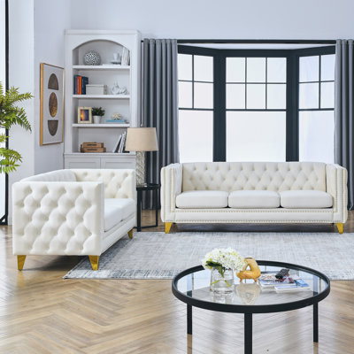 Markwich 2 - Piece Velvet Living Room Set by Everly Quinn
