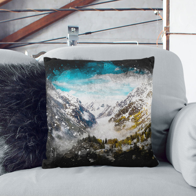 Square Throw Cushion, 40cm H x 40cm W x 15cm D