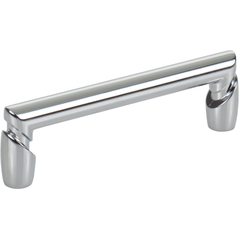Florham Bar Pull, Polished Chrome, 3 3/4" Center to Center