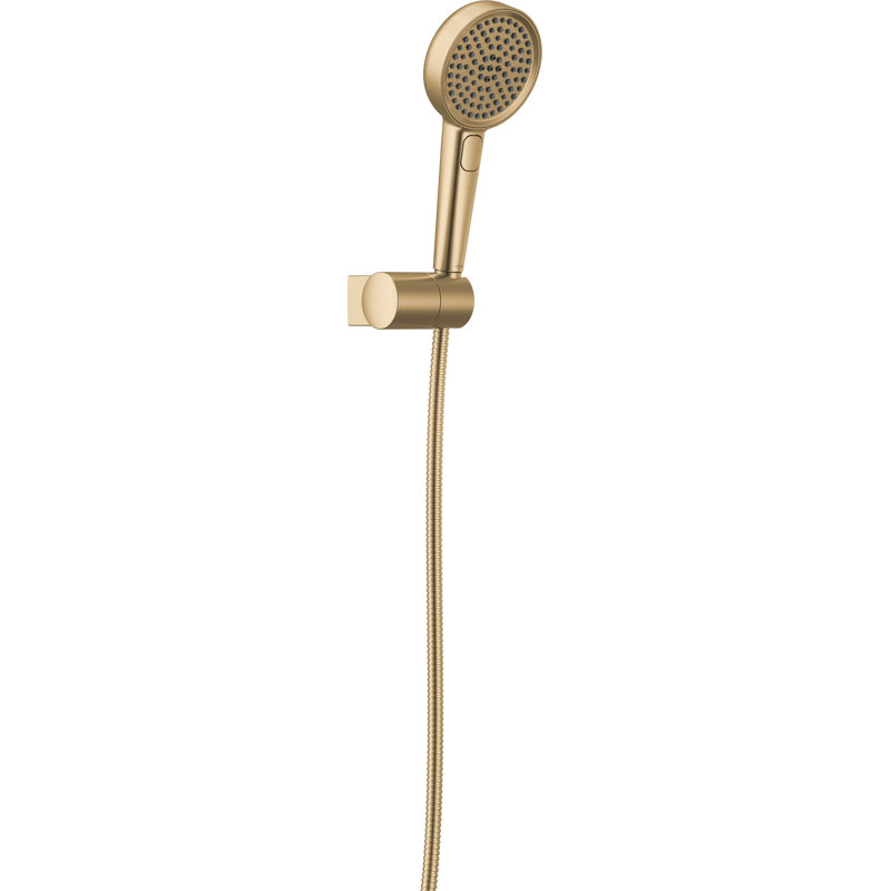 Douche à main 4 réglages Delta or, 1,75 gallons par minute, Lumicoat® bronze champagne