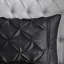 Elegant 7-piece Bedding Set, Black Polyester Comforter For Bedrooms