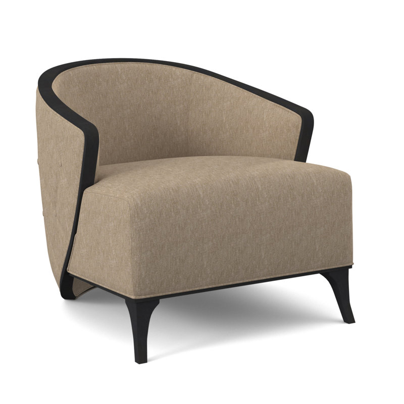 Penegrine Lounge Chair, Espresso, Venice Linen
