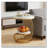 Faux Marble Bedside Table,End Table