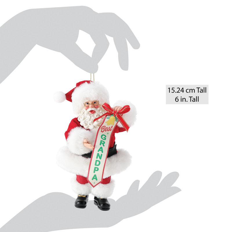Ornement de bannière de père Noël possible Dreams