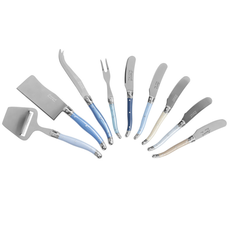 Ensemble de couteaux à fromage et à tartiner Laguiole 9 pièces French Home Essential