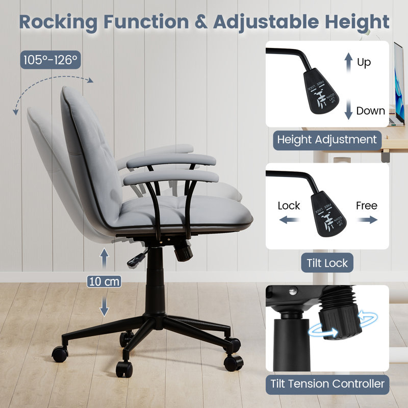 Office Chair, Grey