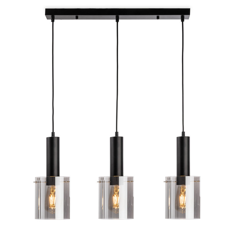 3 - Light Black Kitchen Island Pendant
