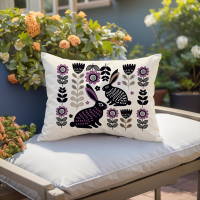 Coussin lombaire réversible intérieur / extérieur Gario Rabbit