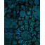 Tapis bleu noué à la main de conception unique Holsworth - bleu