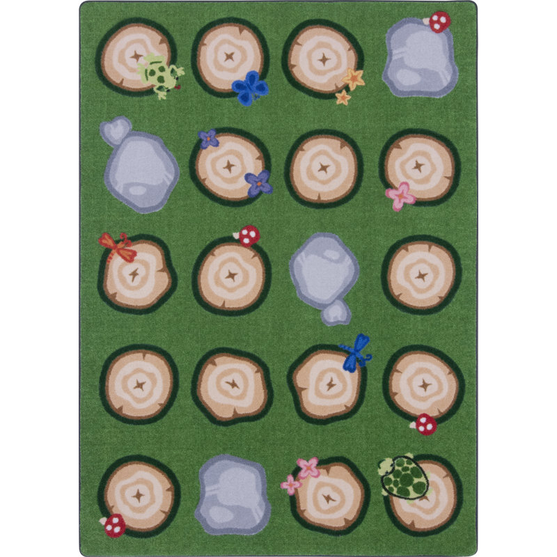 Tapis Stumped by Joy Carpets, Rectangle 5 pi 4 po x 7 pi 8 po
