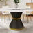 Ryding Modern Round Sintered Stone Dining Table with Rotating Tray-1229869849-1258207812
