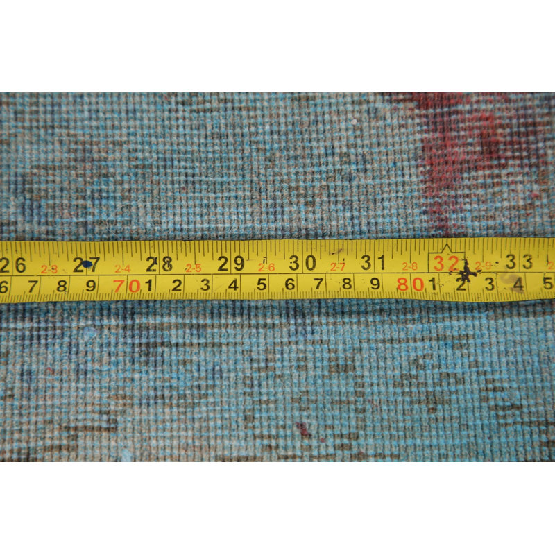 Tapis en laine antique-noué moderne au-dessus de teinture persan oriental, 11' ' ' ' ' ' ' ' ' ' ' ' ' 1' 'x 7'11' '