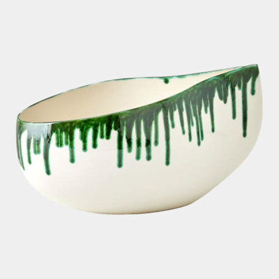 Giant Teardrop Ceramic / Porcelain Decorative Bowl