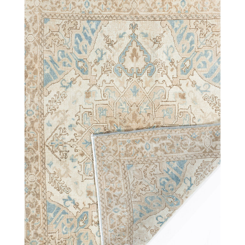 One-of-a-Kind Rectangle 3'7" X 4'5" Hand Knotted Area Rug