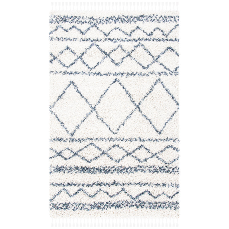 Tapis à poils longs 400 po Gillen, Rectangle 4 pi x 6 pi