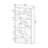 10-Shelf Rectangular Bookcase In White-984941281