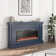 Waverly Wide Mantel with Linear Electric Fireplace