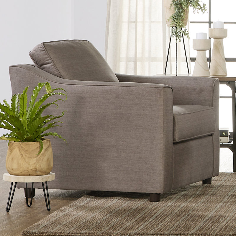 Chaise Hughes Furniture 13410, Joffrey Sable