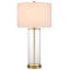 Lampe de table en verre Dajaha