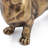 11.5X3.5X6.5" Lifelike Dachshund Figurine With Copper Finish
