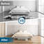 2 Pack Under Bed Storage Containers Bins, Humid-Proof Plastic Underbed Storage Bins, Under The Bed Blanket Storage With Handles For Clothes, Bedroom