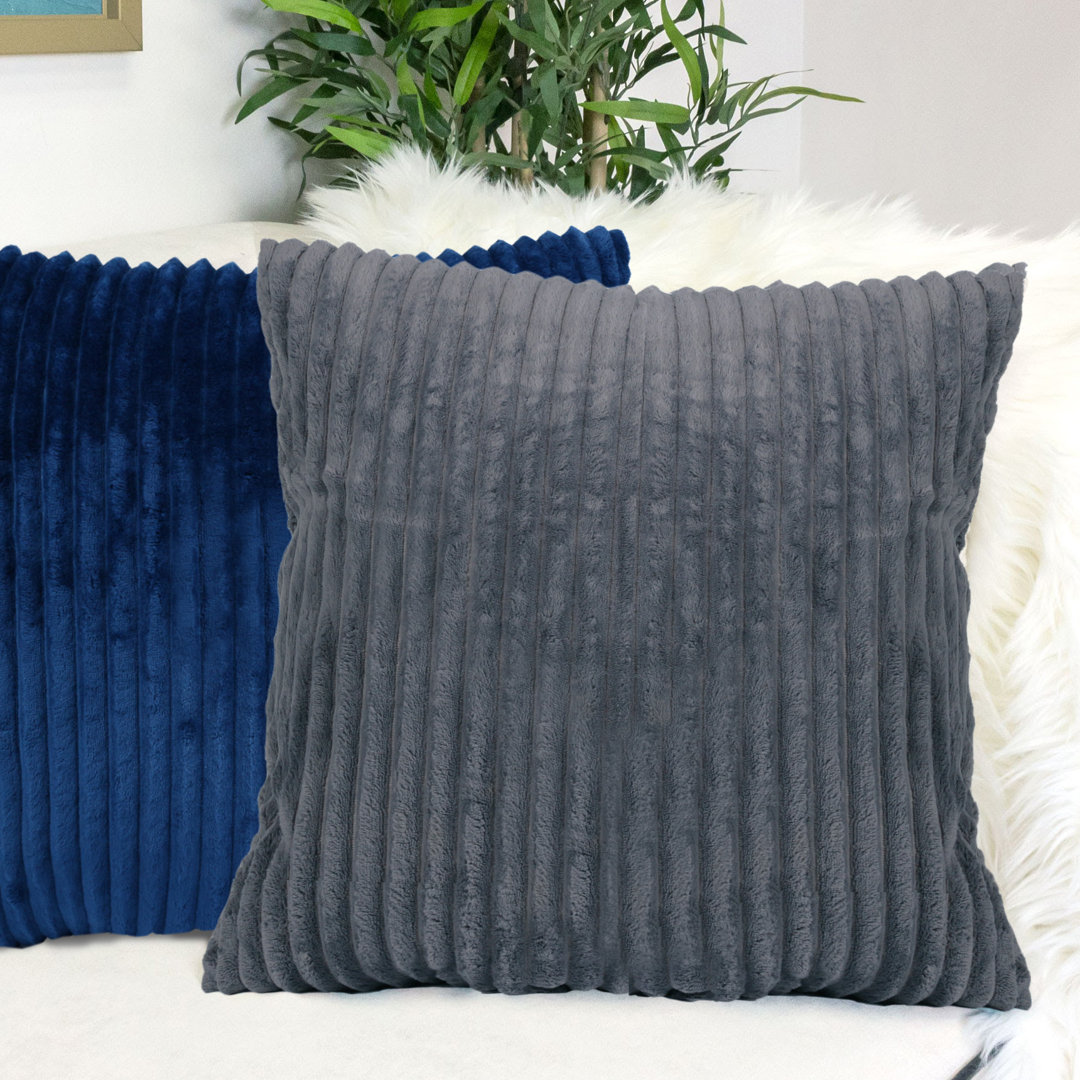  Faux Fur Throw Pillow Homey Cozy 