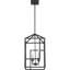 Luminaire suspendu géométrique 4 lumières lanternes Roseanna