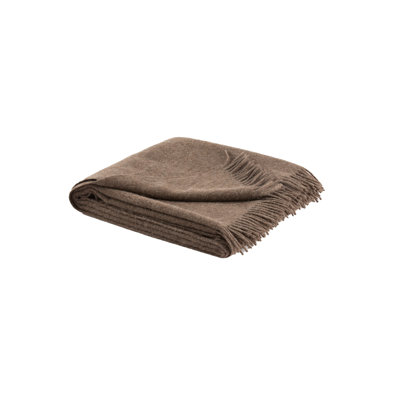 Jeté en laine recyclée et écossais L 73 po x l 59 po Fibre par Auskin