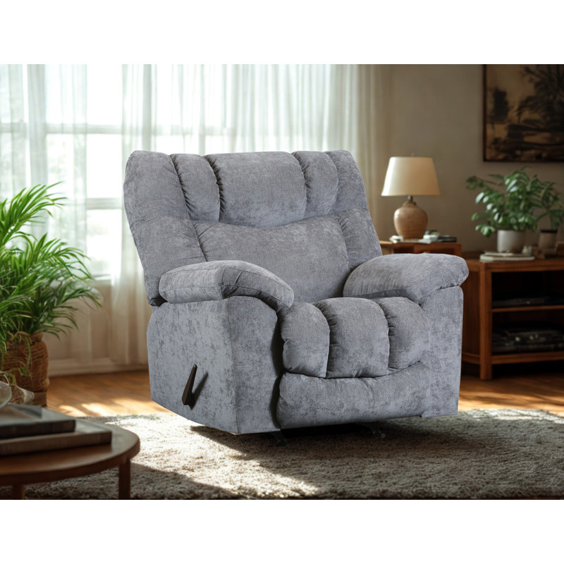 Clay Rocker Recliner, Dark Gray