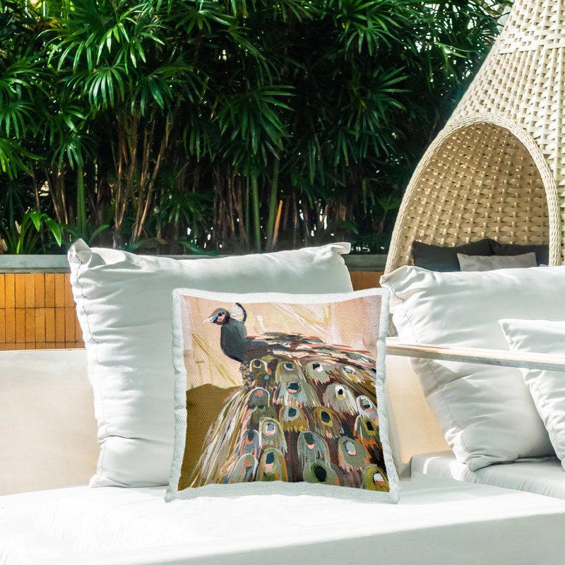 Abstract Outdoor Throw Pillow