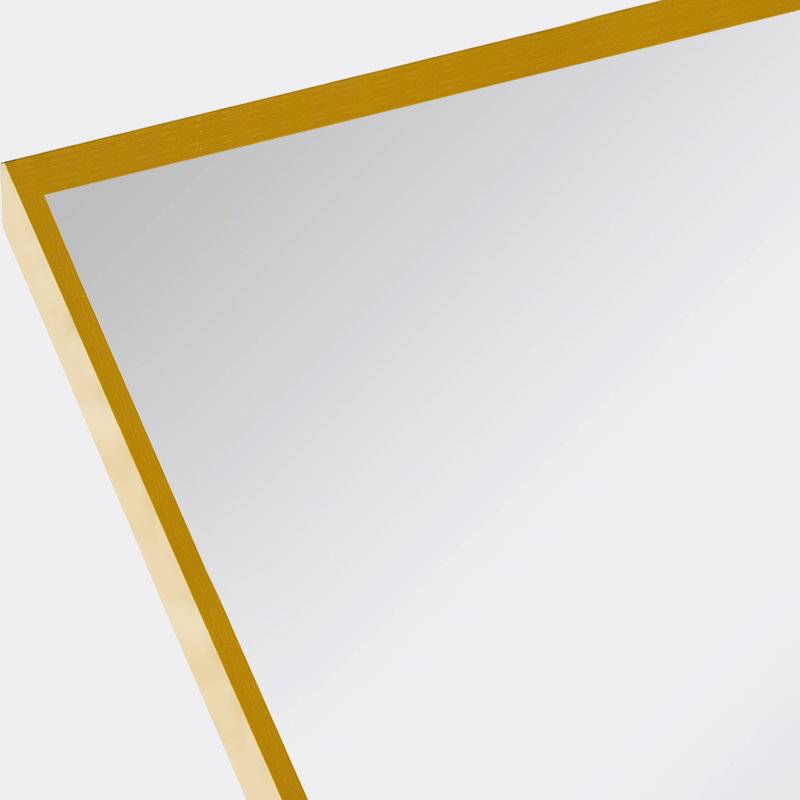 Miroir mural Vibretha, 24 po x 36 po, Or