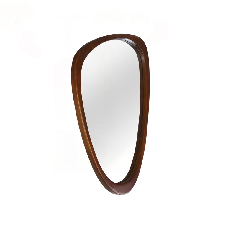 Miroir noyer noir 20 x 30 po