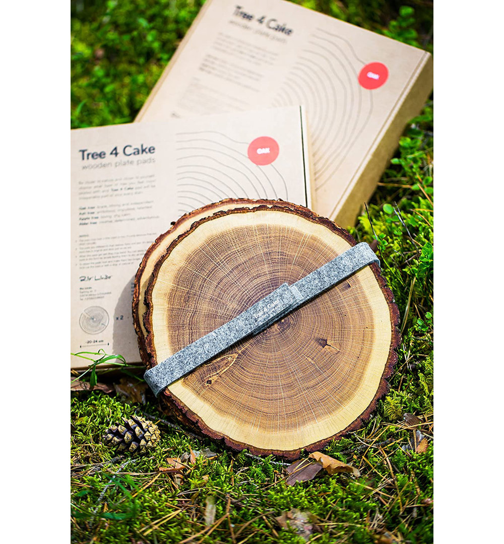 Wood Round 24 Piece Coaster Set