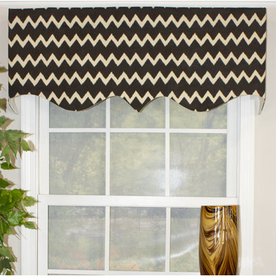 Generation Cotton Blend Chevron Window Valance