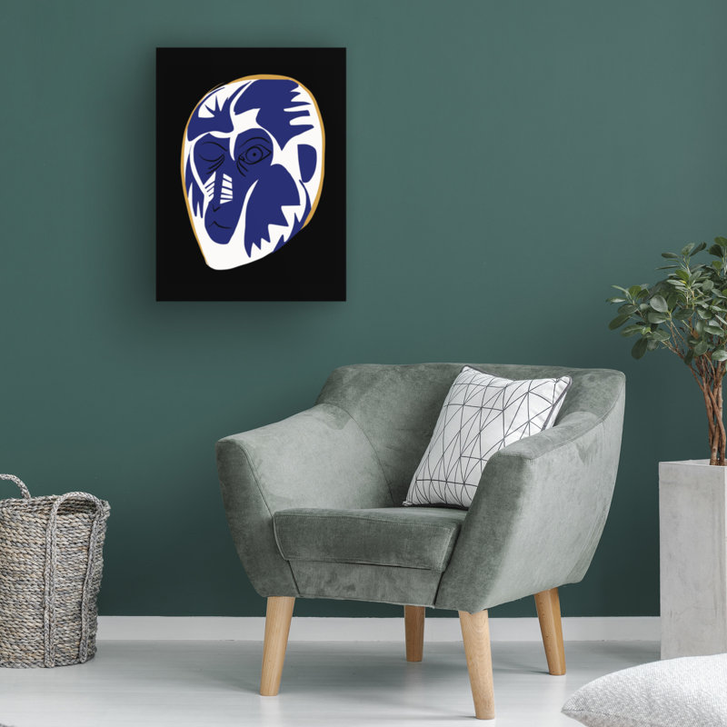 Art sur toile «Bachelor Dean bleu», H 18 po x l 24 po