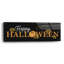  «Happy Halloween Sign» par House Fenway, art mural en verre acrylique, 48 po x 16 po-651102862