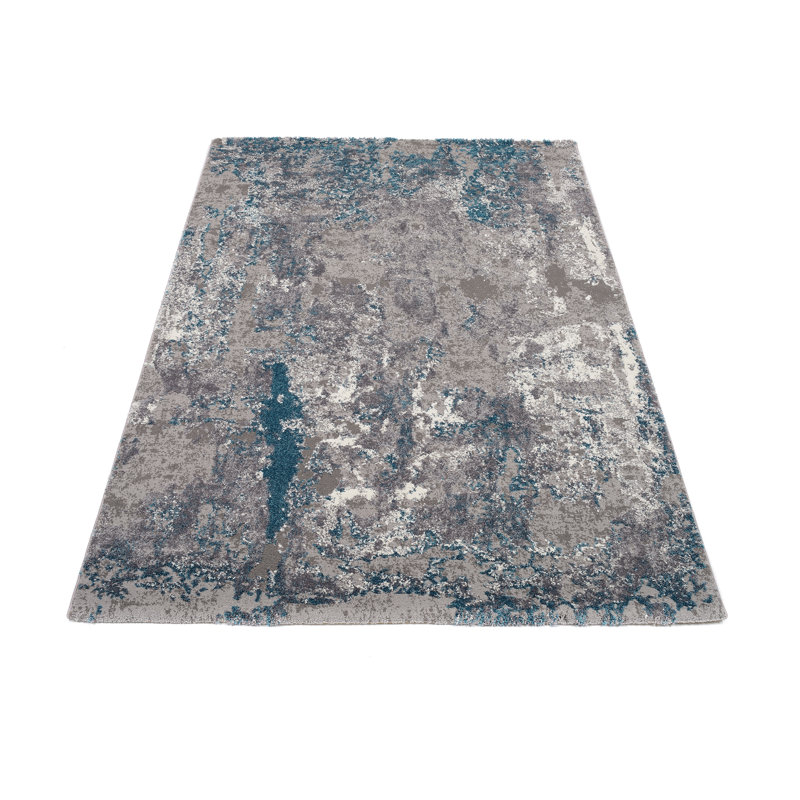 Carpet Dibble in blue/grey, Rectangular 240 x 340cm