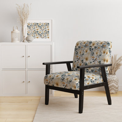 Fauteuil d'appoint rembourré Coastal Elegance