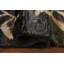 Tapis noir imprimé nature 7 x 7