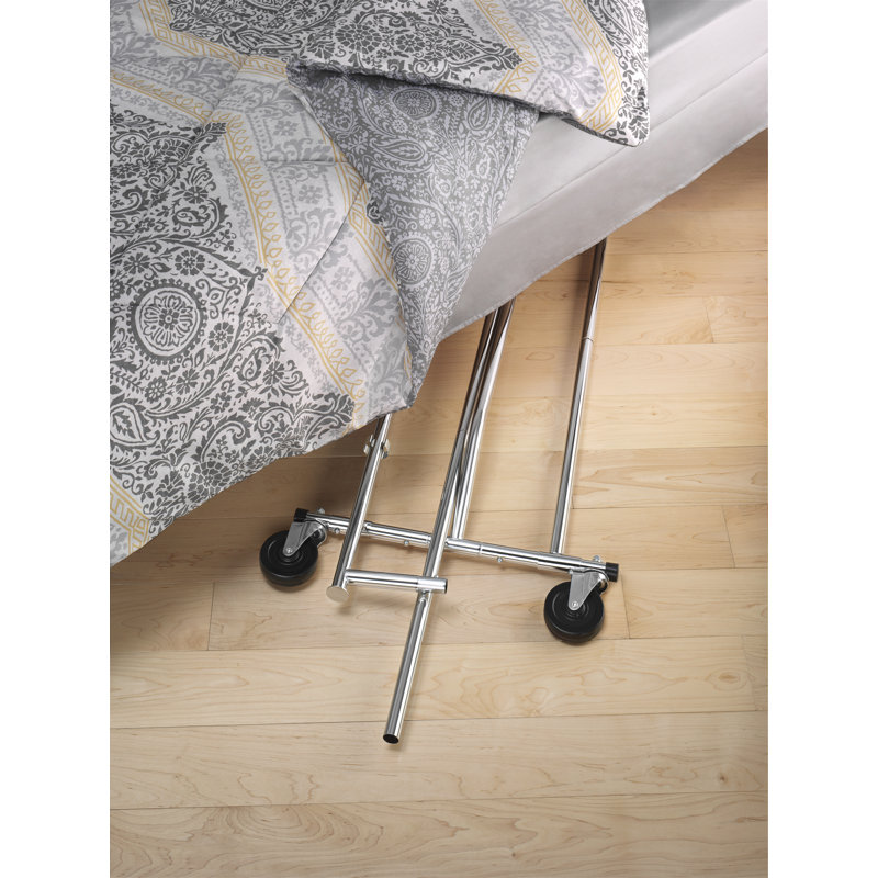 Mcnaughton Metal Adjustable Rolling Clothing Rack