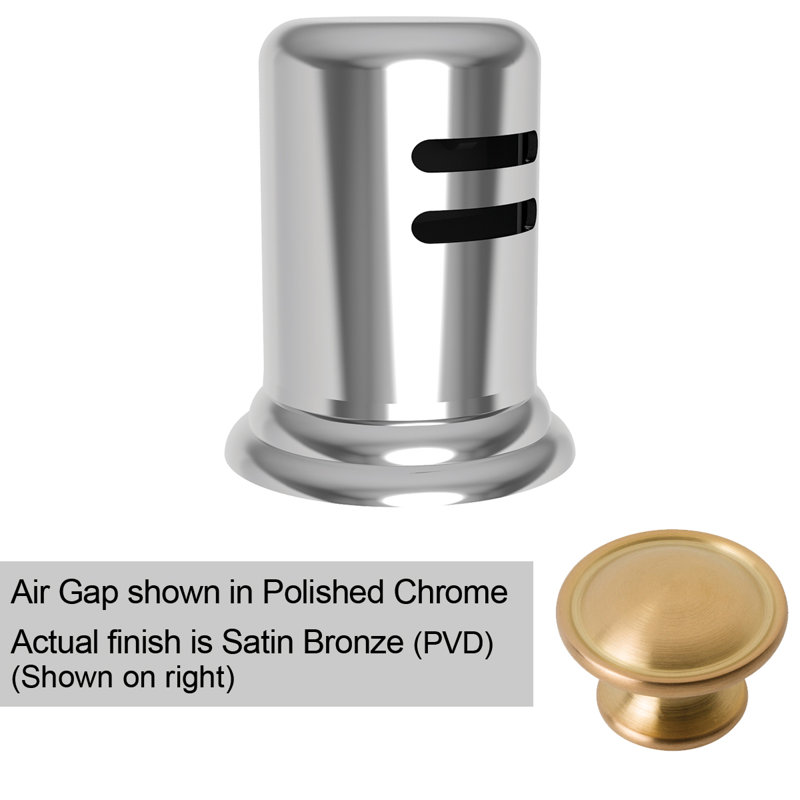 Chesterfield Air Gap Kit, Satin Bronze (PVD)