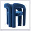 Chaise d'appoint rembourrée en tissu de conception contemporaine avec empreinte circulaire confortable pour un usage résidentiel et commercial-719034122