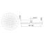 Rodello Rain Showerhead-1201863558
