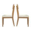 Chaise d'appoint en lin naturel